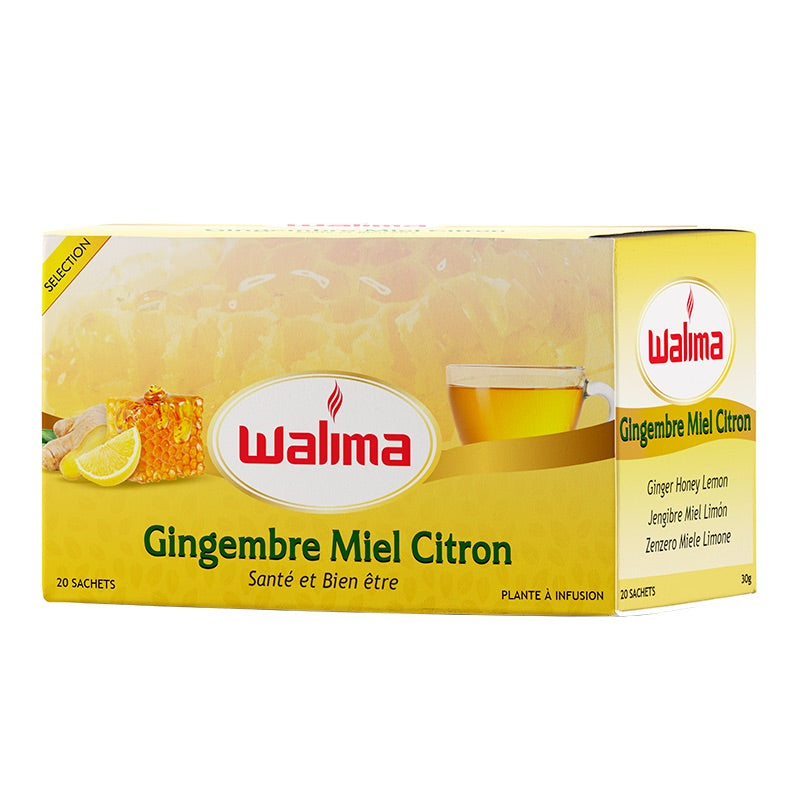 Infusions Gingembre Miel Citron Walima