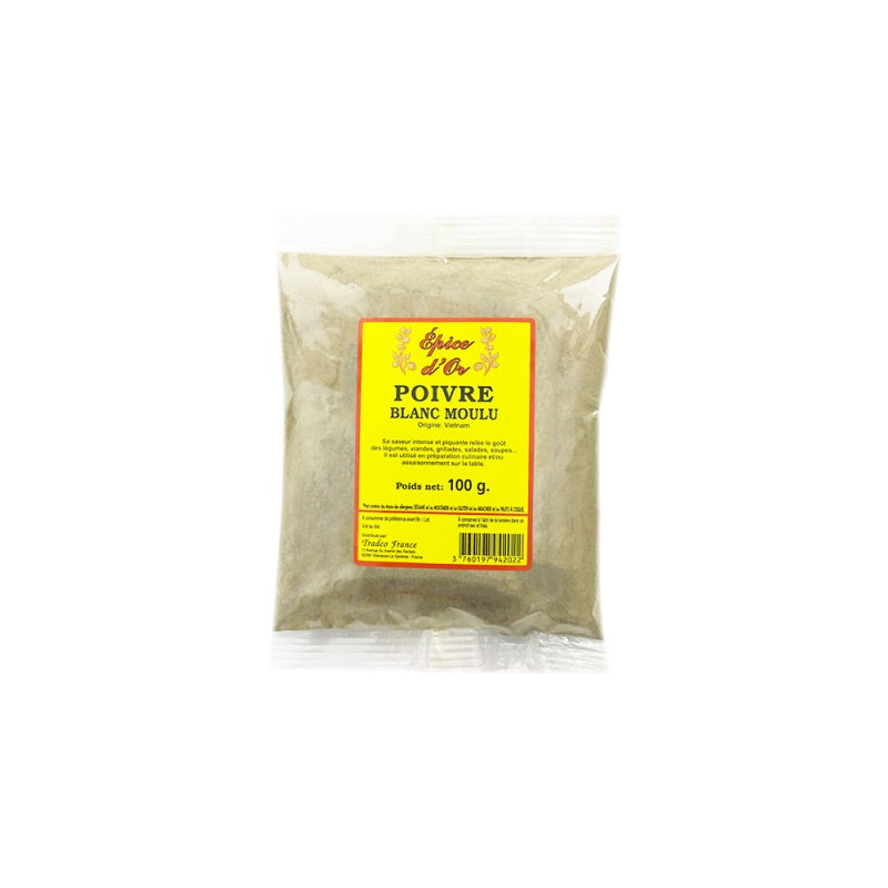 Poivre blanc moulu