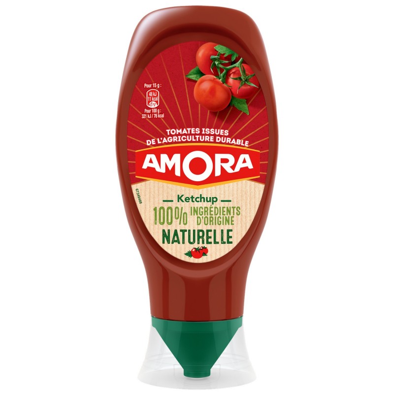 KETCHUP TOP DOWN AMORA 550G