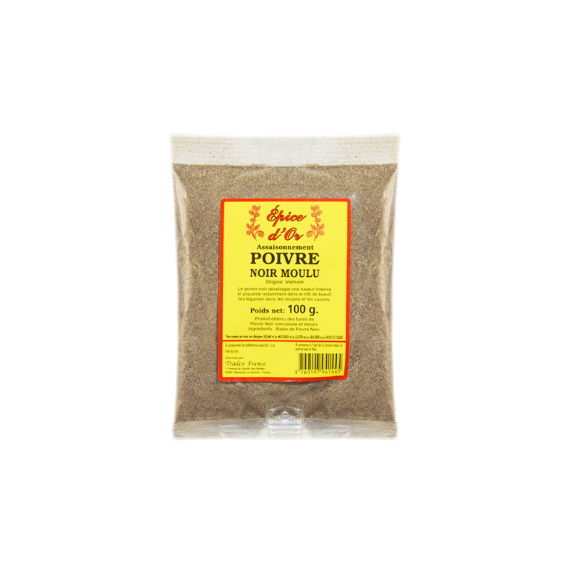 Poivre noir moulu 100G Epice d'or