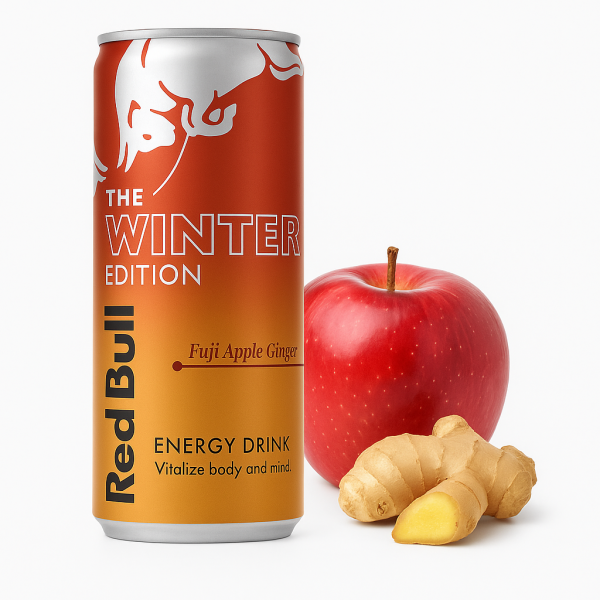 Red Bull Winter Edition Pomme Fuji Gingembre 25cl
