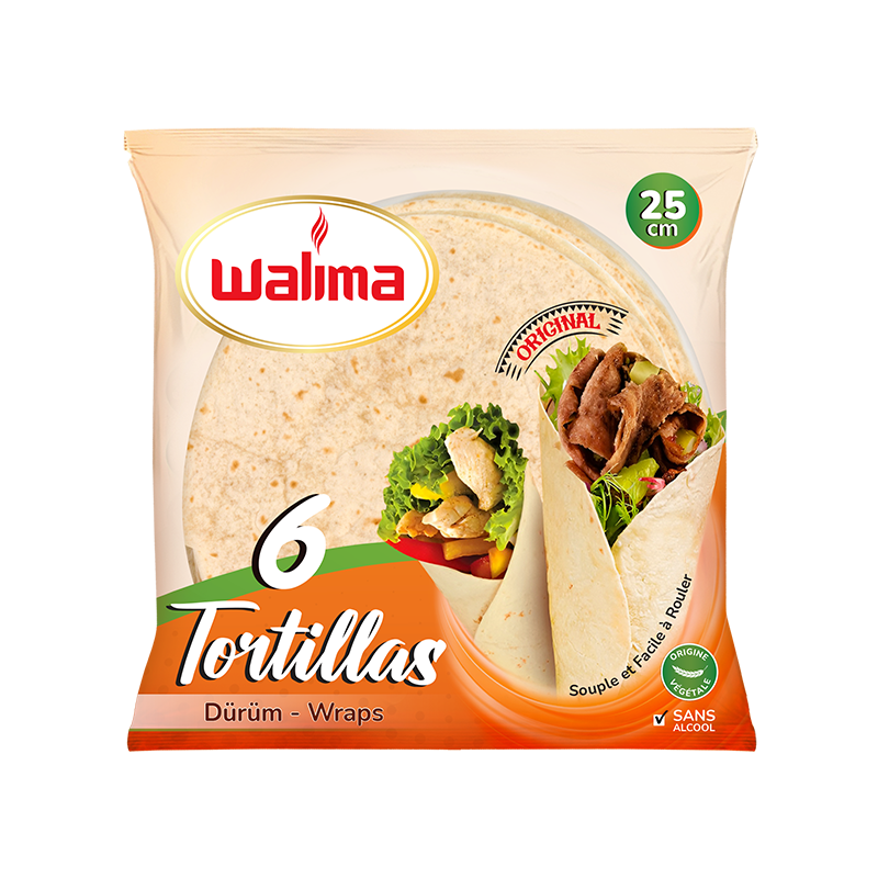 TORTILLAS 25CMX6 WALIMA