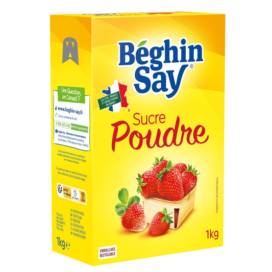 Sucre Poudre BEGHIN SAY 1 kg