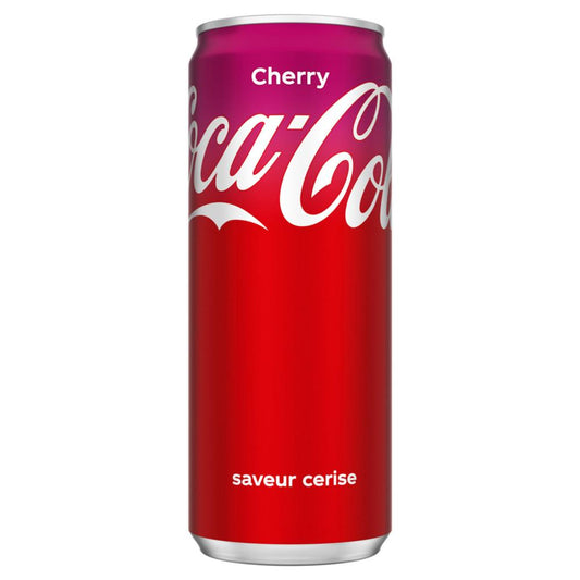 Coca-Cola Cherry - saveur cerise - canette de 33 cl