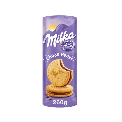 MILKA Choco pause biscuits fourrés au chocolat au lait