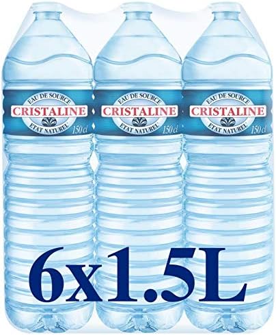 CRISTALINE - Eau De Source Naturelle Pack De 6X1,5L