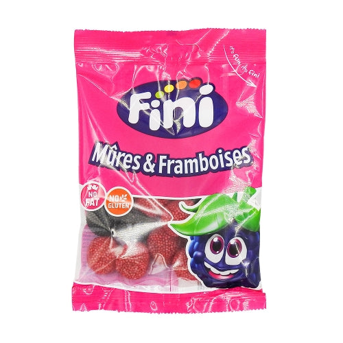 Bonbons mûres framboises Halal paquet 90g