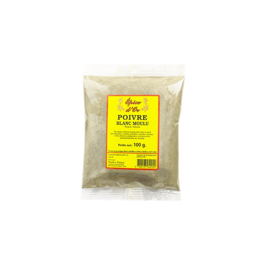 Poivre blanc moulu