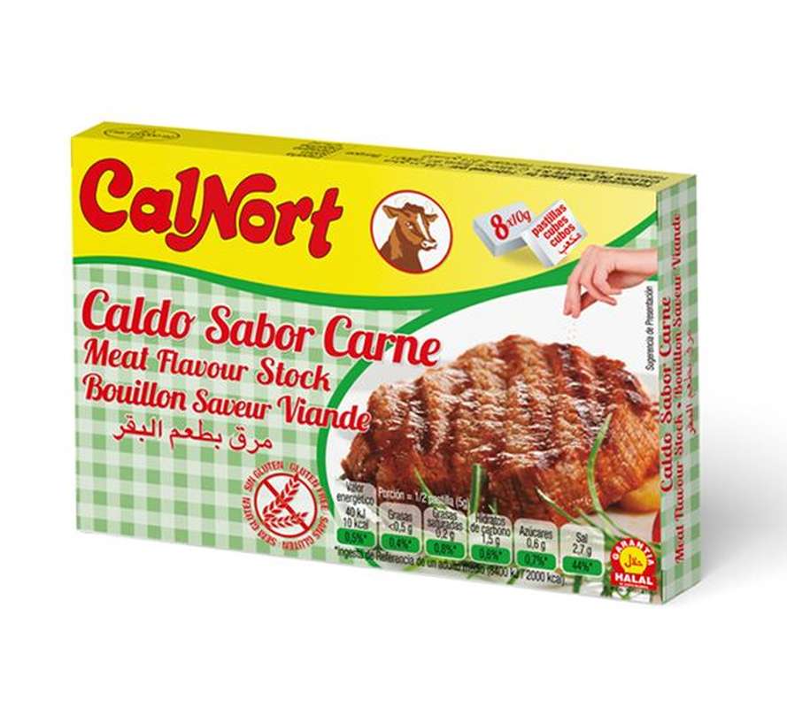 Bouillon de bœuf halal 80G Calnort