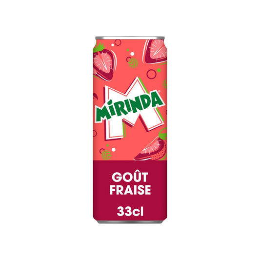 Mirinda Fraise Can Slim 33cl