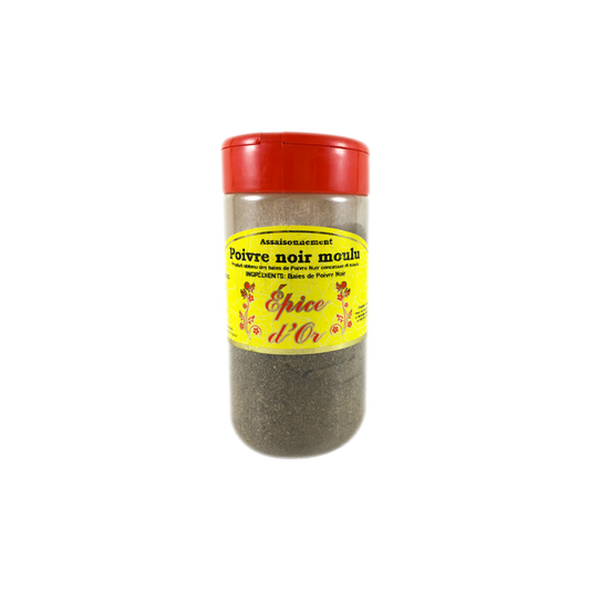 Poivre noir moulu 150G bocal Epice d'or