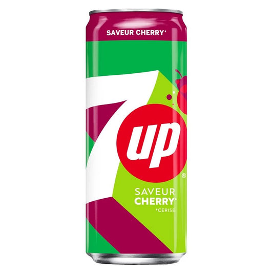 Seven Up Cherry boîte 33cl